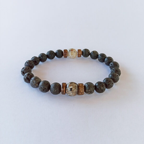 Bracciale con perla di cenere - immagine 4